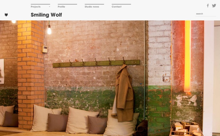 Web Design Inspiration - Smiling Wolf