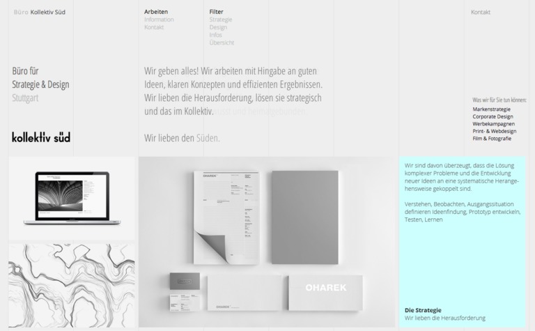 Web Design Inspiration - Kollektiv Süd