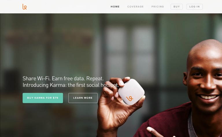 Web Design Inspiration - Karma