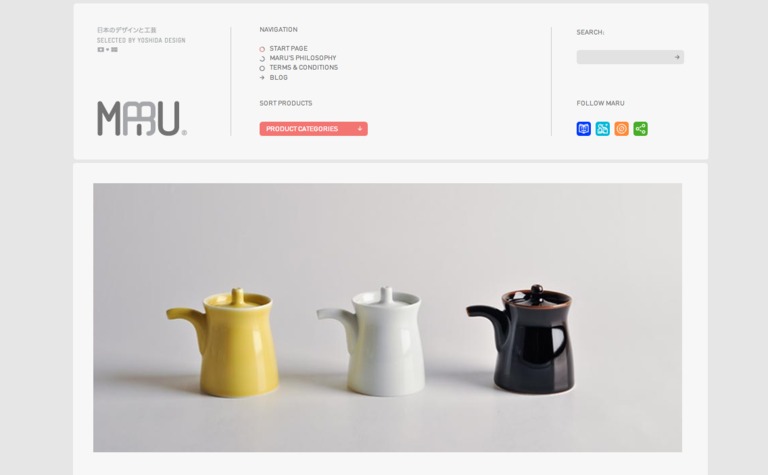 Web Design Inspiration - Maru