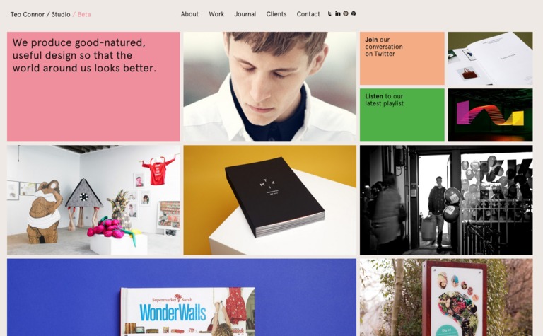 Web Design Inspiration - Teo Connor Studio