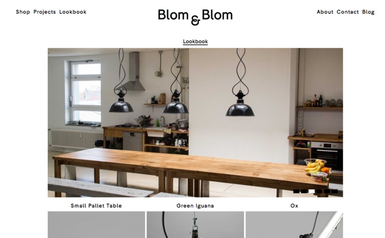 Web Design Inspiration - Blom & Blom