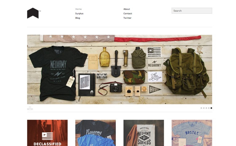 Web Design Inspiration - Neuarmy