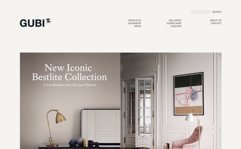 Web Design Inspiration - Gubi