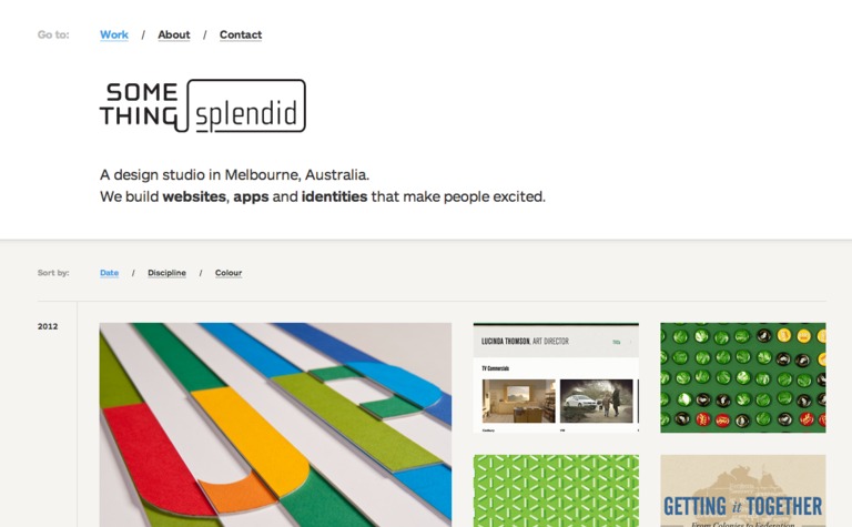 Web Design Inspiration - Something Splendid