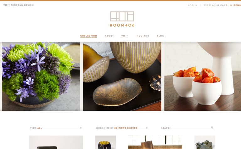 Web Design Inspiration - Room 406