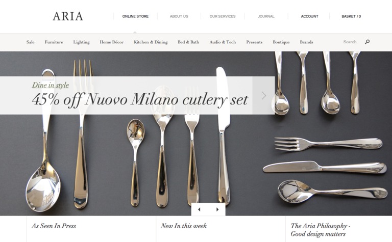Web Design Inspiration - ARIA