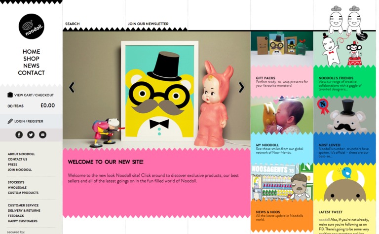 Web Design Inspiration - Noodoll