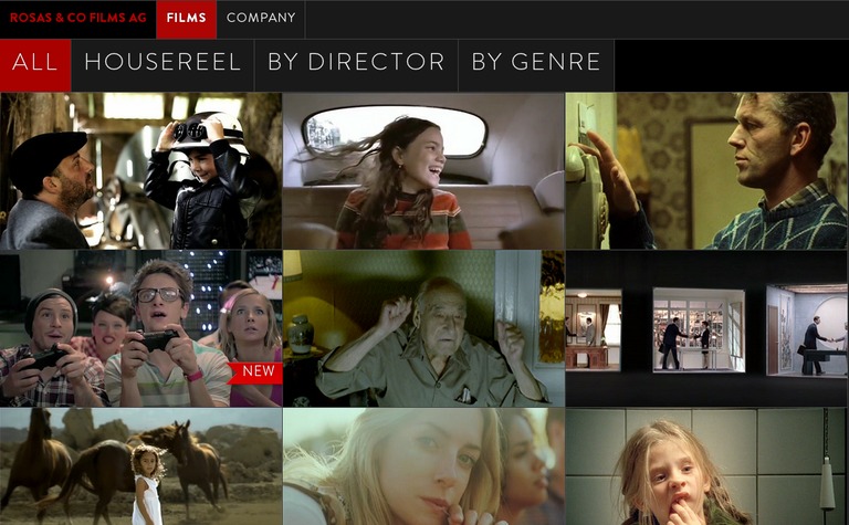Web Design Inspiration - Rosas & Co Films