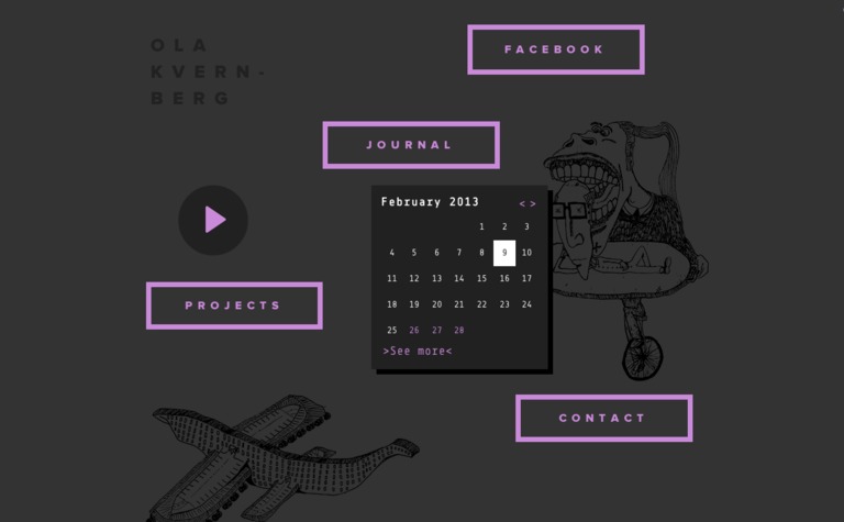 Web Design Inspiration - Ola Kvernberg