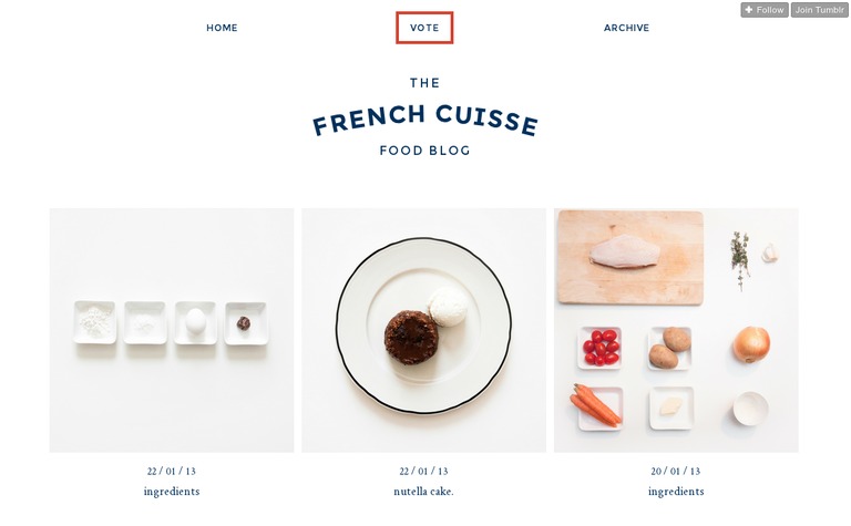 Web Design Inspiration - French Cuisse