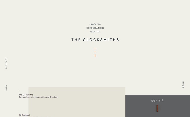 Web Design Inspiration - The Clocksmiths