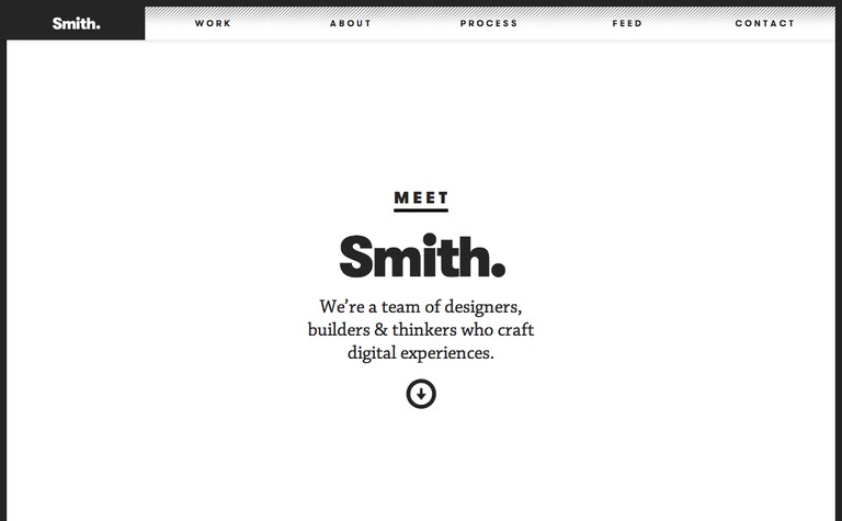 Web Design Inspiration - Smith