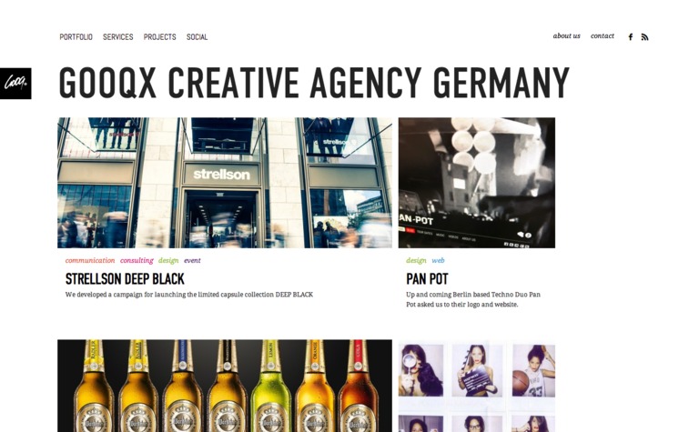 Web Design Inspiration - GOOQX