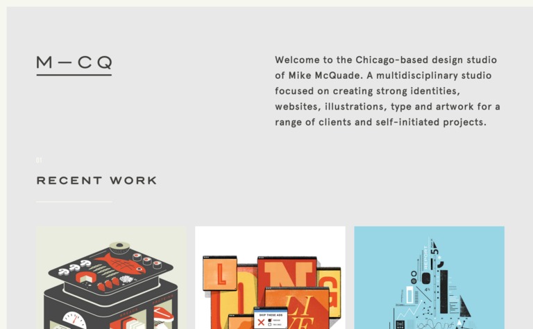 Web Design Inspiration - Mike McQuade