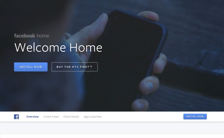 Web Design Inspiration - Facebook Home
