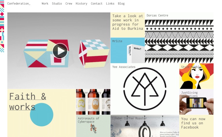 Web Design Inspiration - Confederation