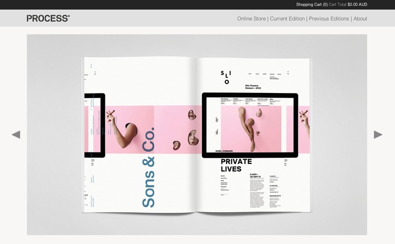 Web Design Inspiration - Process Journal