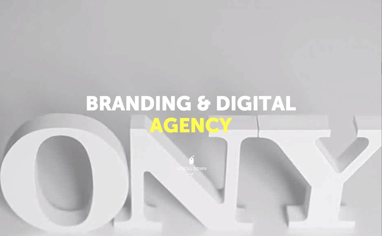 Web Design Inspiration - Ony