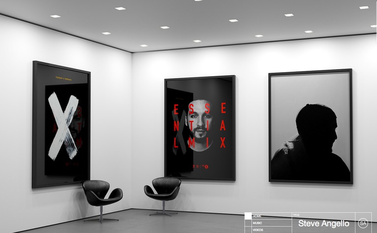 Web Design Inspiration - Steve Angello