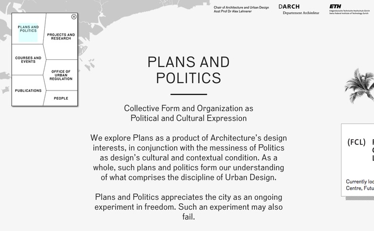 Web Design Inspiration - Plans & Politics