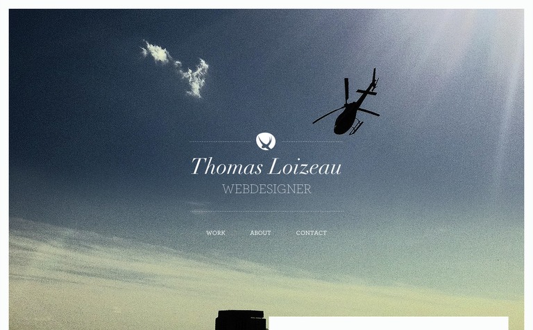 Web Design Inspiration - Thomas Loizeau