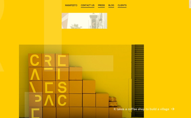 Web Design Inspiration - Creative Space