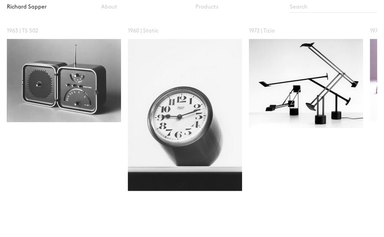 Web Design Inspiration - Richard Sapper