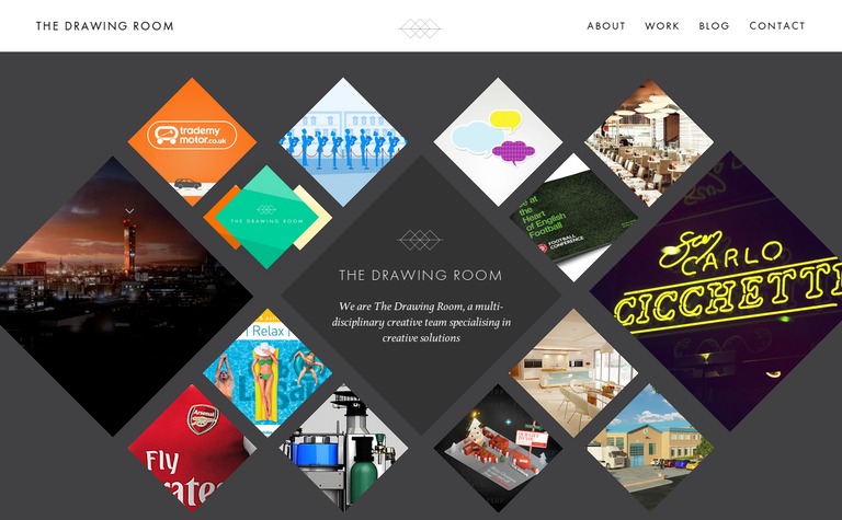 Web Design Inspiration - The Drawing Room