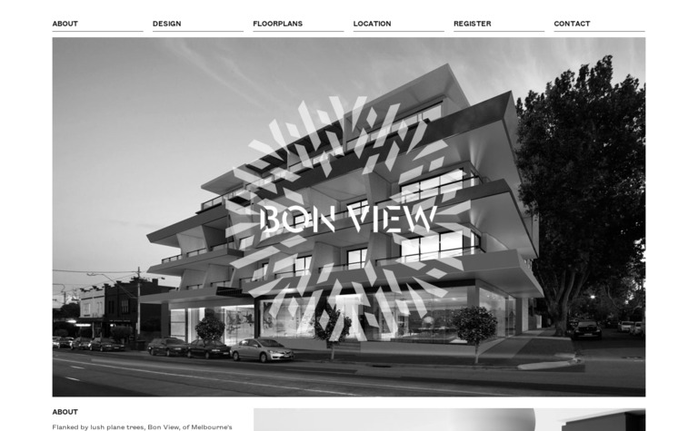 Web Design Inspiration - Bon View