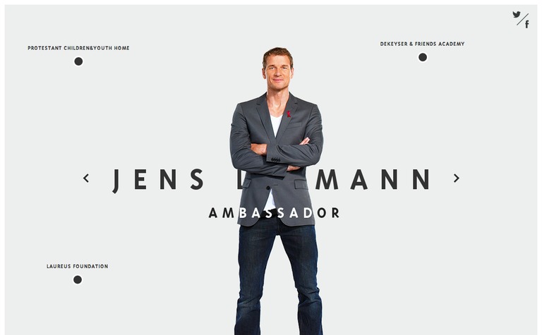 Web Design Inspiration - Jens Lehmann