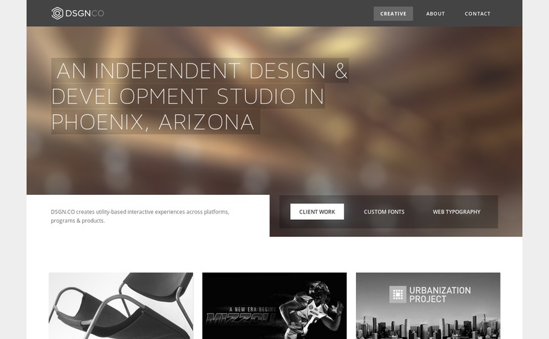 Web Design Inspiration - DSGN.CO