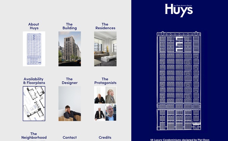 Web Design Inspiration - Huys NYC