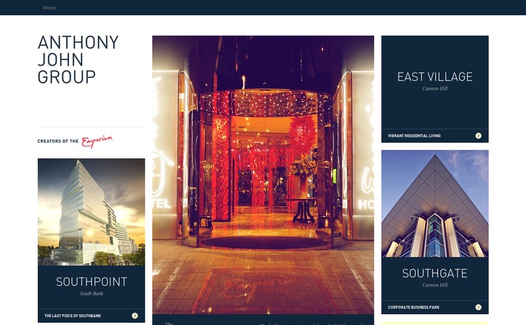 Web Design Inspiration - Anthony John Group