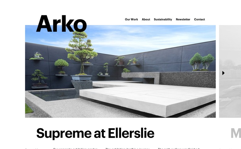 Web Design Inspiration - Arko