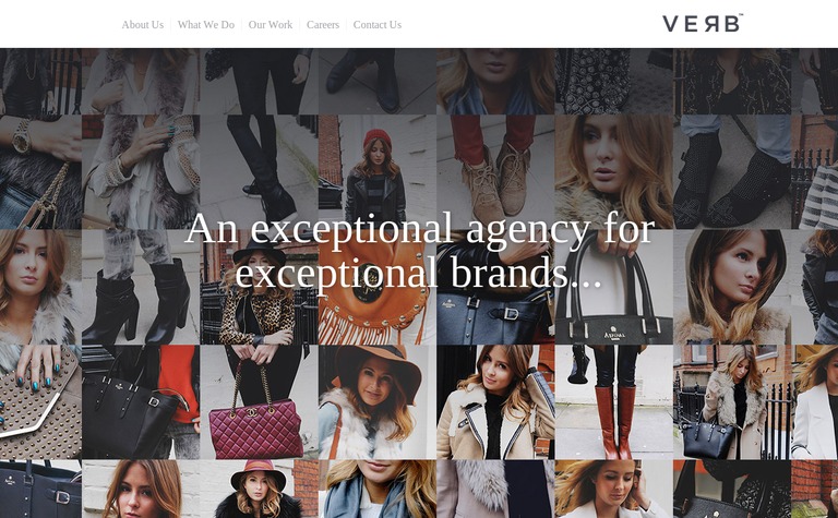 Web Design Inspiration - Verb Brands