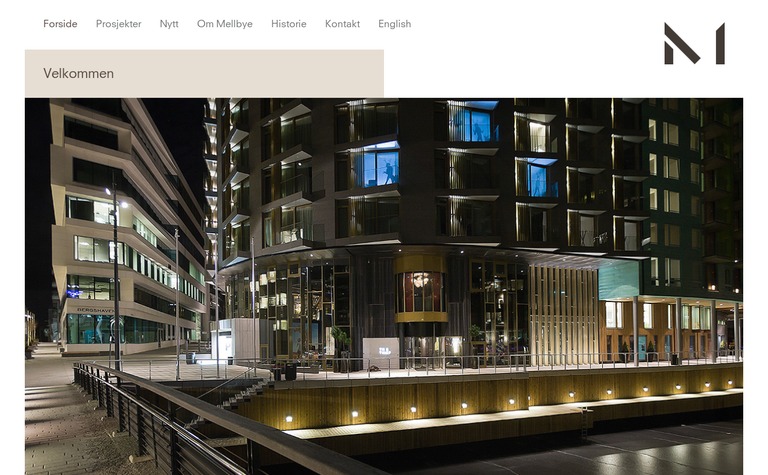 Web Design Inspiration - Mellbye