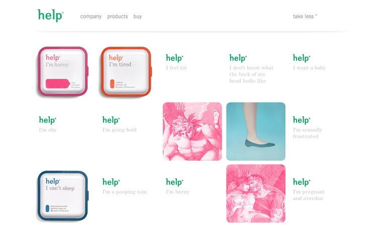 Web Design Inspiration - Help Remedies