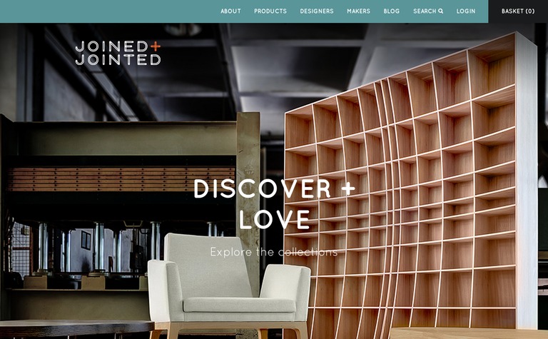 Web Design Inspiration - Joined and Jointed