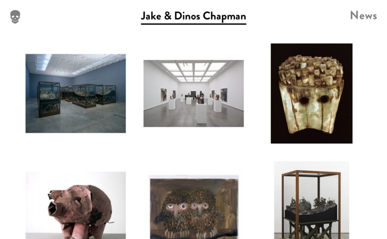 Web Design Inspiration - Jake & Dinos Chapman