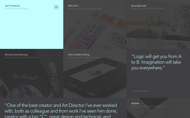 Web Design Inspiration - Jan Finnesand