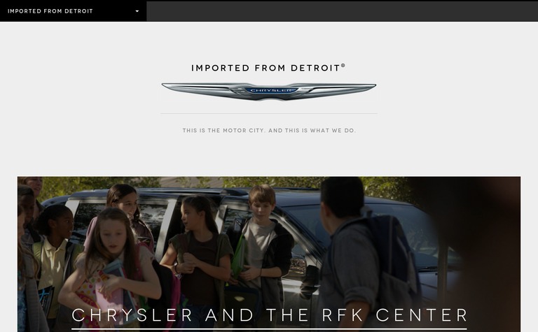 Web Design Inspiration - Imported From Detroit