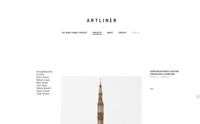Web Design Inspiration - Artliner