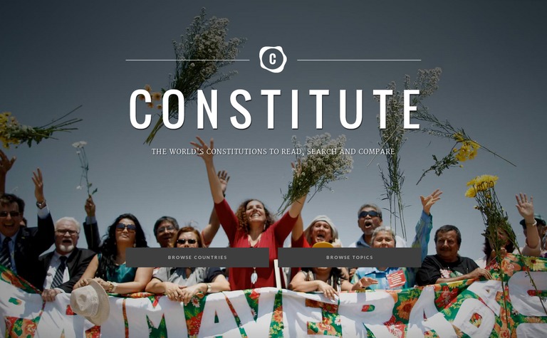 Web Design Inspiration - Constitute