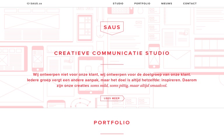 Web Design Inspiration - Saus.co