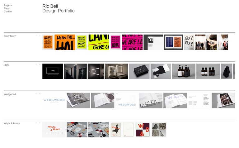 Web Design Inspiration - Ric Bell