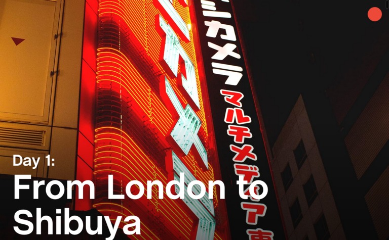 Web Design Inspiration - 15 Days in Japan