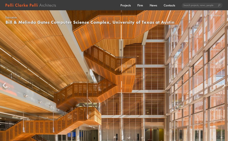 Web Design Inspiration - Pelli Clarke Pelli Architects