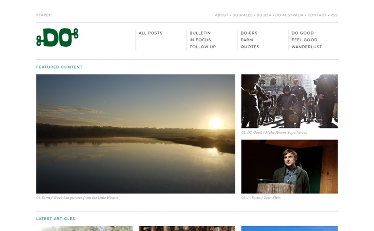 Web Design Inspiration - The DO Blog