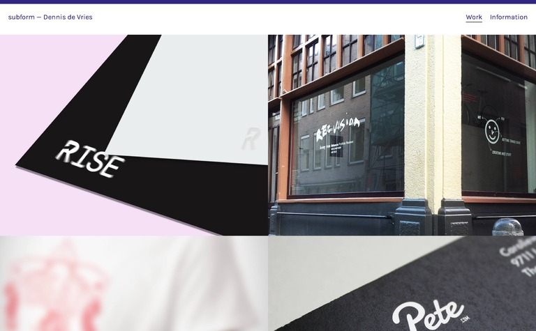 Web Design Inspiration - Subform